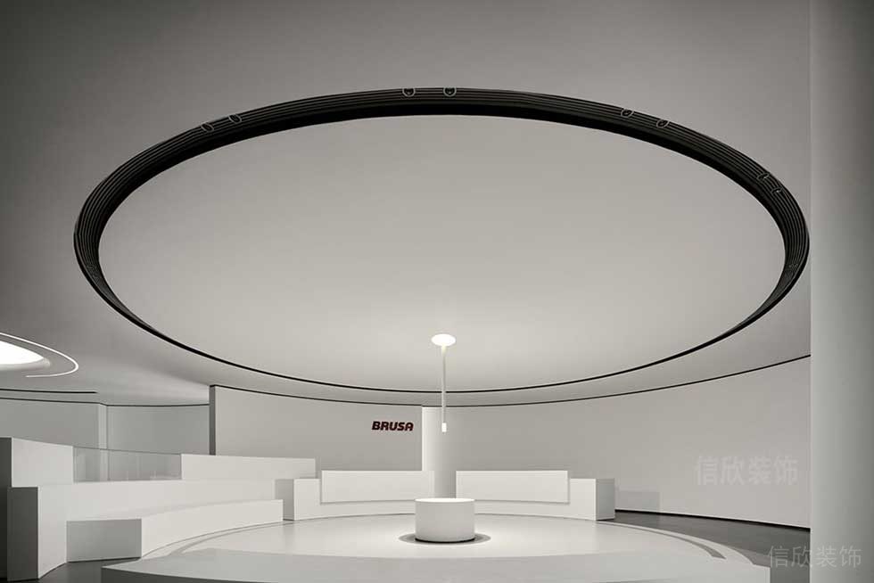 現(xiàn)代簡約風格辦公室接待大堂效果圖