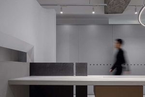 現(xiàn)代簡約風(fēng)格寫字樓空間特色辦公臺設(shè)計圖