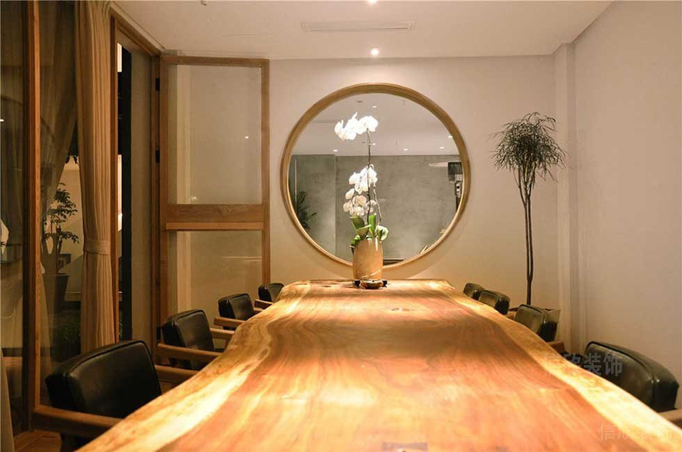 新中式風(fēng)格公司案例會(huì)議室設(shè)計(jì)圖