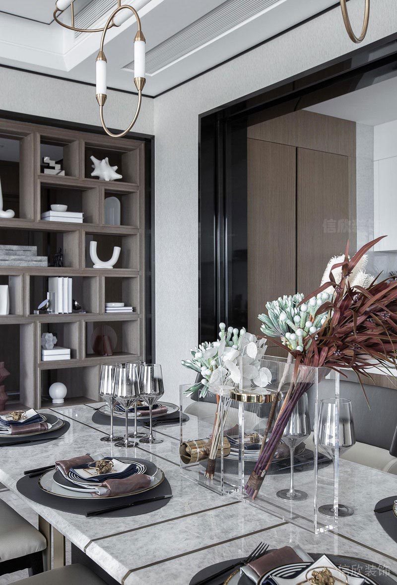 深圳寶安潤科華府家居新房現代風格裝修設計案例 餐廳 深圳寶安潤科華府家居新房現代風格裝修設計案例 餐廳