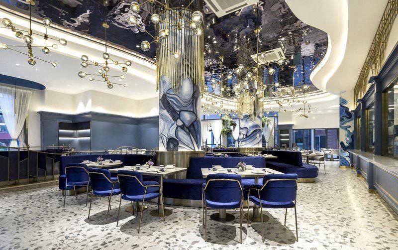 深圳羅湖餐飲茶餐廳裝修設(shè)計案例 用餐區(qū) 深圳羅湖餐飲茶餐廳裝修設(shè)計案例 用餐區(qū)