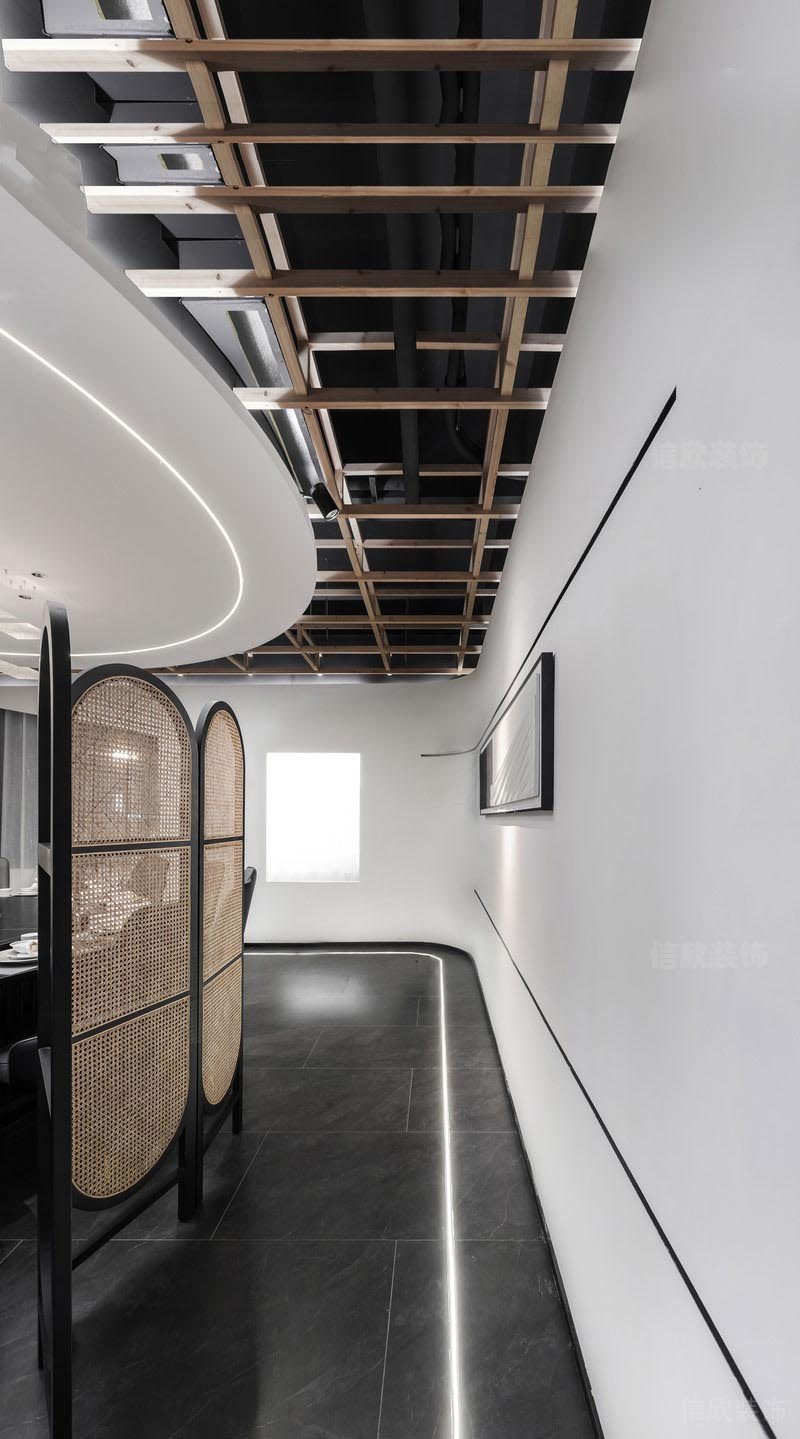 鹽田餐廳裝修設(shè)計(jì)效果圖包間屏風(fēng)