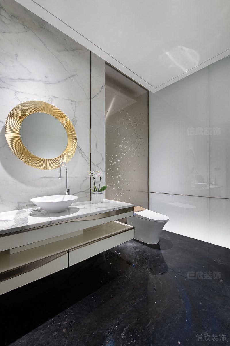 深圳寶安前海hop國際大廈辦公室的設計案例 衛(wèi)生間