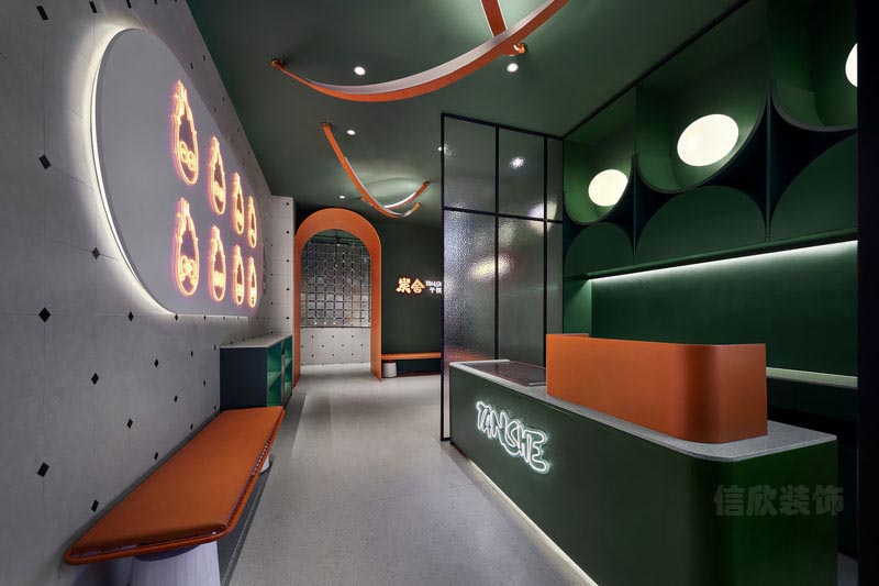 深圳南山區川味火鍋店裝修方案入口 深圳南山區川味火鍋店裝修方案入口