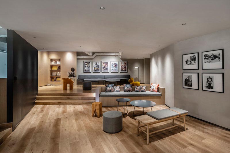 福田辦公室休閑茶室實(shí)景圖