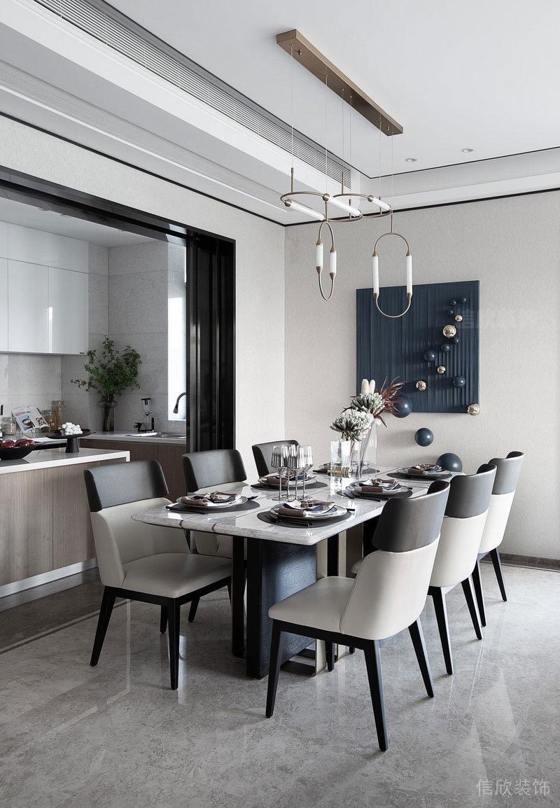 深圳寶安潤科華府家居新房現代風格裝修設計案例 餐廳 深圳寶安潤科華府家居新房現代風格裝修設計案例 餐廳