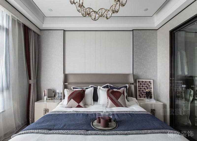 深圳寶安潤科華府家居新房現代風格裝修設計案例 臥室 深圳寶安潤科華府家居新房現代風格裝修設計案例 臥室