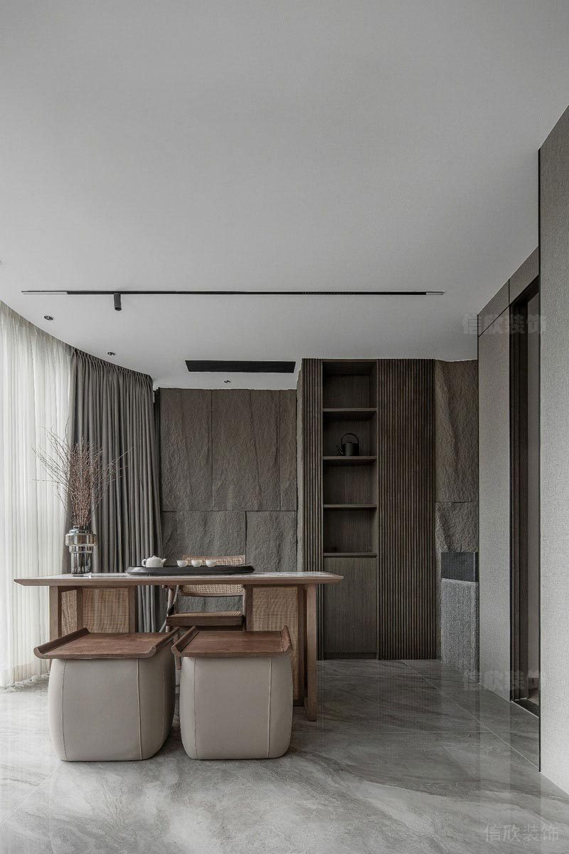 南山區(qū)家裝住宅新房裝修茶間設(shè)計