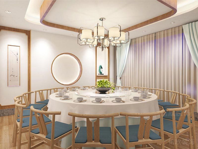 深圳福田餐飲飯館湯包裝修設(shè)計圖家庭朋友聚會包間