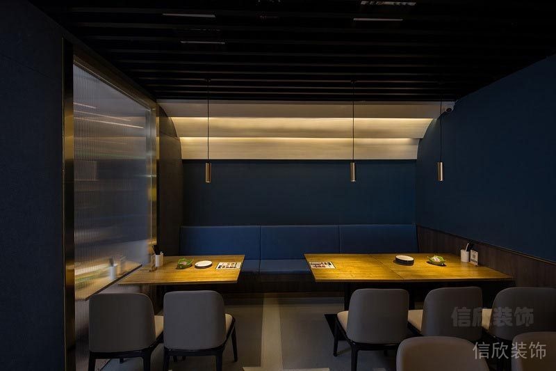 深圳南山餐飲店裝修圖卡座沙發(fā)