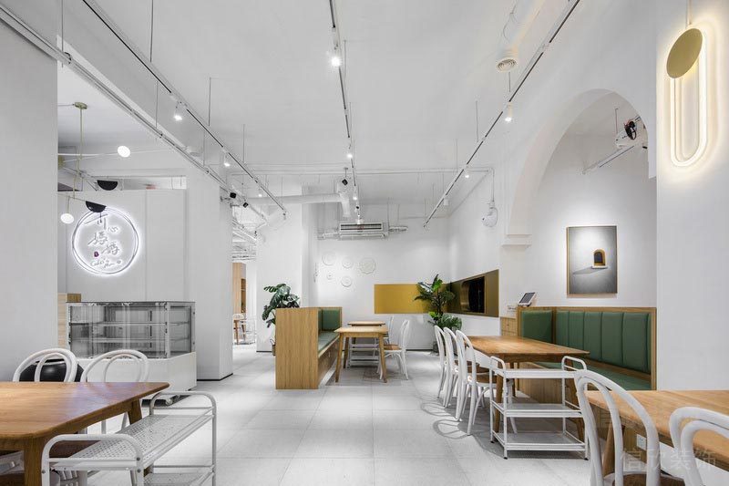 福田北歐風(fēng)格餐廳裝修火鍋店設(shè)計效果圖元素概念