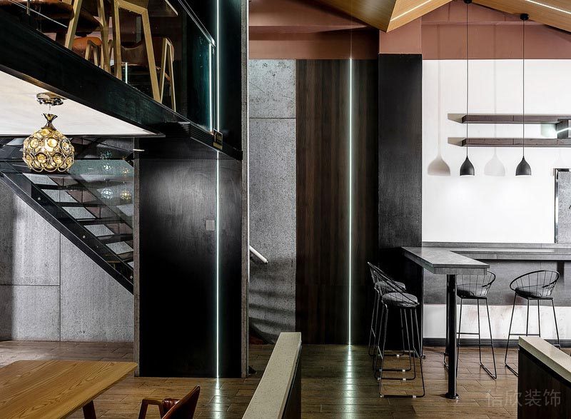 深圳沙尾餐飲裝修設(shè)計(jì)公司案例陳設(shè)軟裝