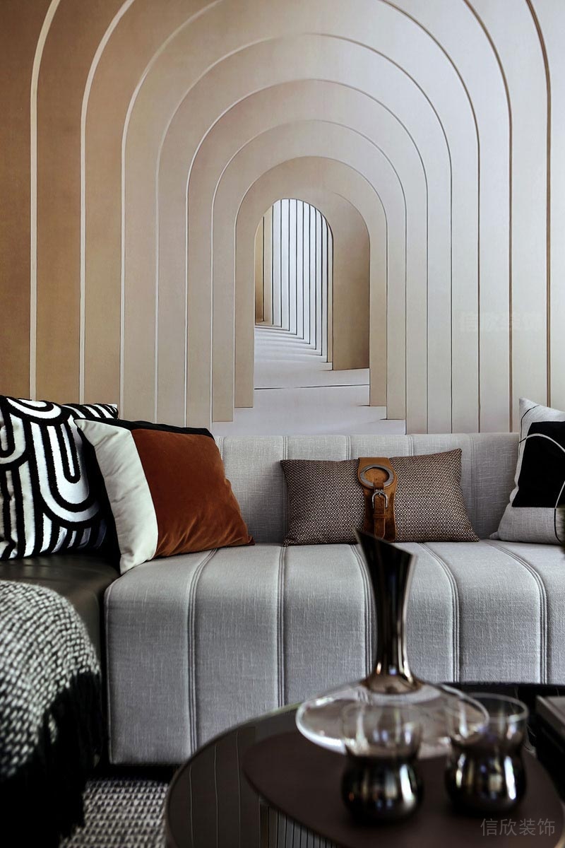 深圳市寶安區(qū)西鄉(xiāng)榕江壹號(hào)院背景墻