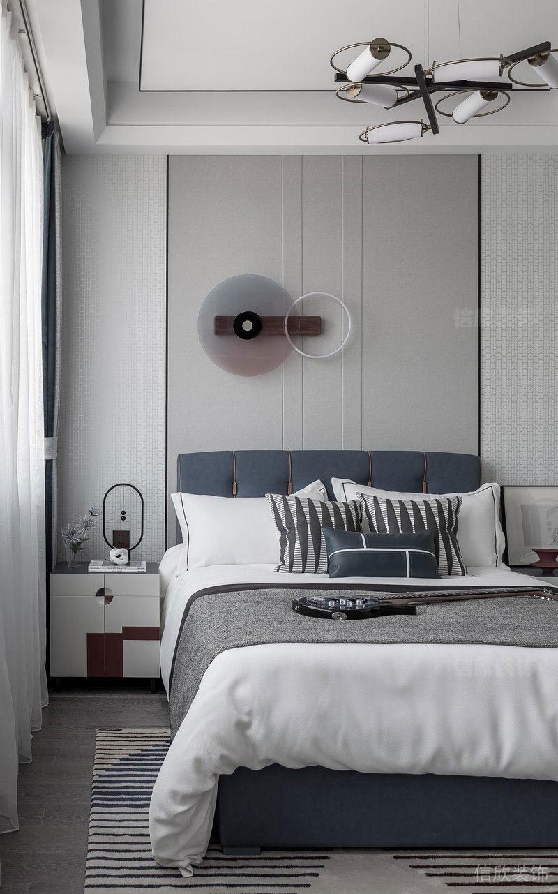 深圳寶安潤科華府家居新房現代風格裝修設計案例 臥室 深圳寶安潤科華府家居新房現代風格裝修設計案例 臥室