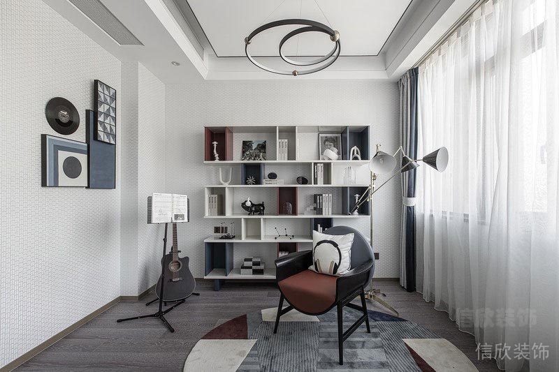 深圳寶安潤科華府家居新房現代風格裝修設計案例 書房 深圳寶安潤科華府家居新房現代風格裝修設計案例 書房