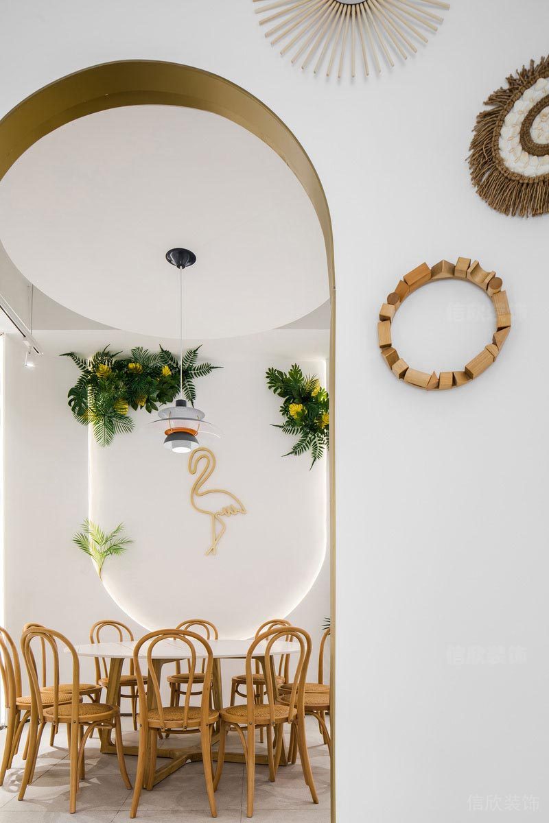 福田北歐風(fēng)格餐廳裝修火鍋店設(shè)計效果圖包間