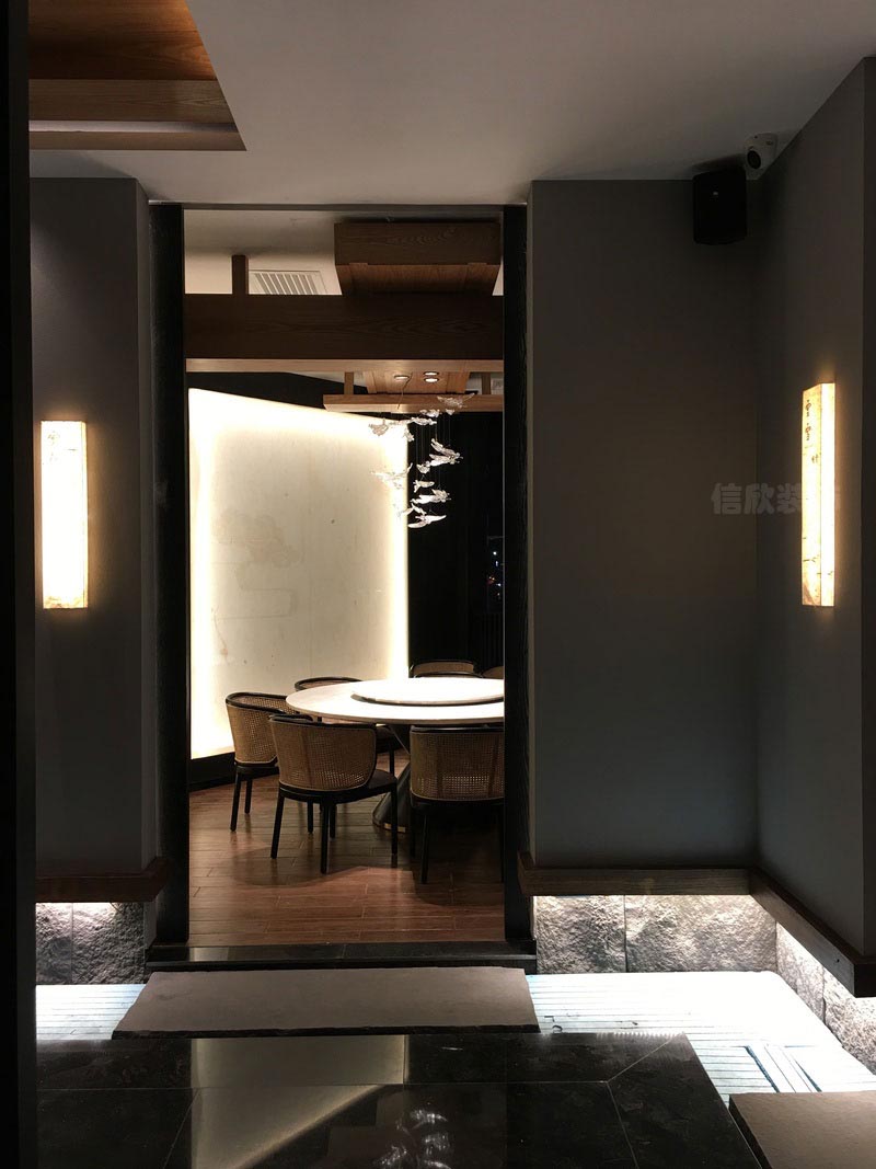 深圳羅湖新中式餐飲會所裝修設計施工燈光效果 深圳羅湖新中式餐飲會所裝修設計施工燈光效果