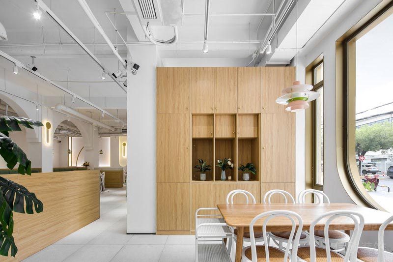 福田北歐風(fēng)格餐廳裝修火鍋店設(shè)計效果圖軟裝飾品