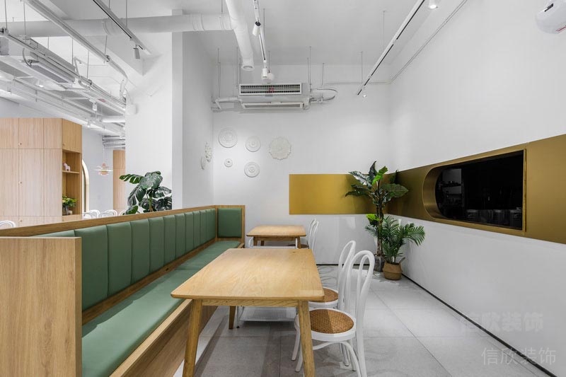 福田北歐風(fēng)格餐廳裝修火鍋店設(shè)計效果圖傳菜口