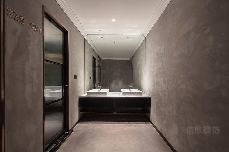 深圳南山現(xiàn)代工業(yè)風(fēng)設(shè)計公司辦公室裝修洗手臺 深圳南山現(xiàn)代工業(yè)風(fēng)設(shè)計公司辦公室裝修洗手臺