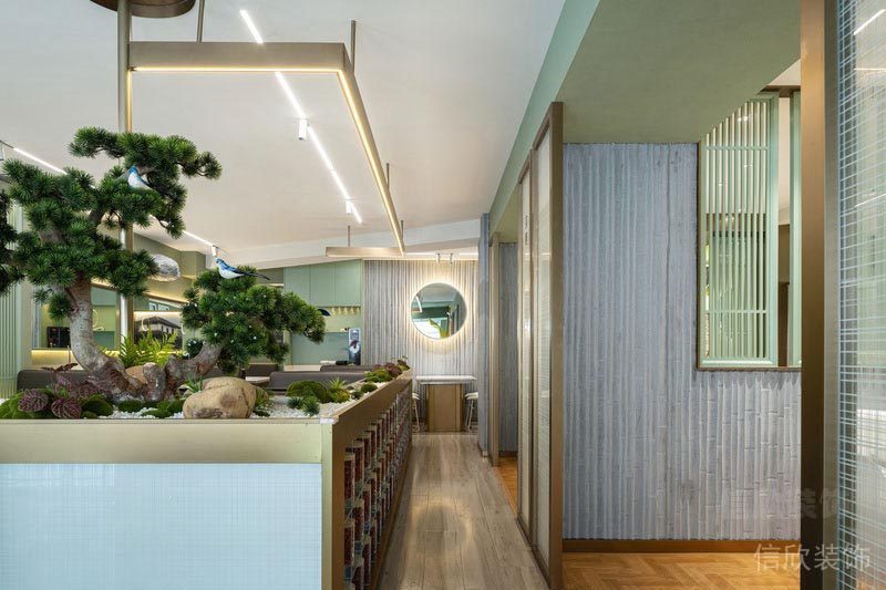 深圳石巖餐飲裝修設計公司案例 局部 深圳石巖餐飲裝修設計公司案例 局部