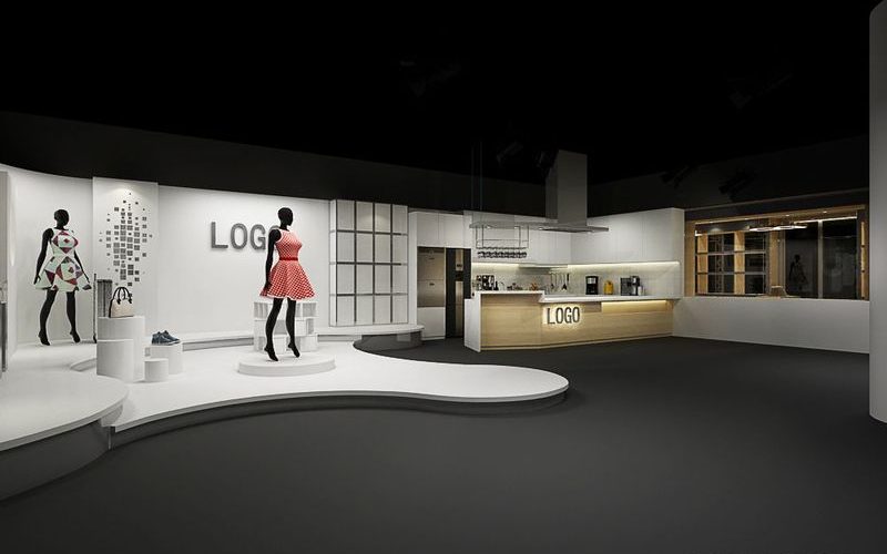 網(wǎng)絡(luò)直播間裝修吧臺