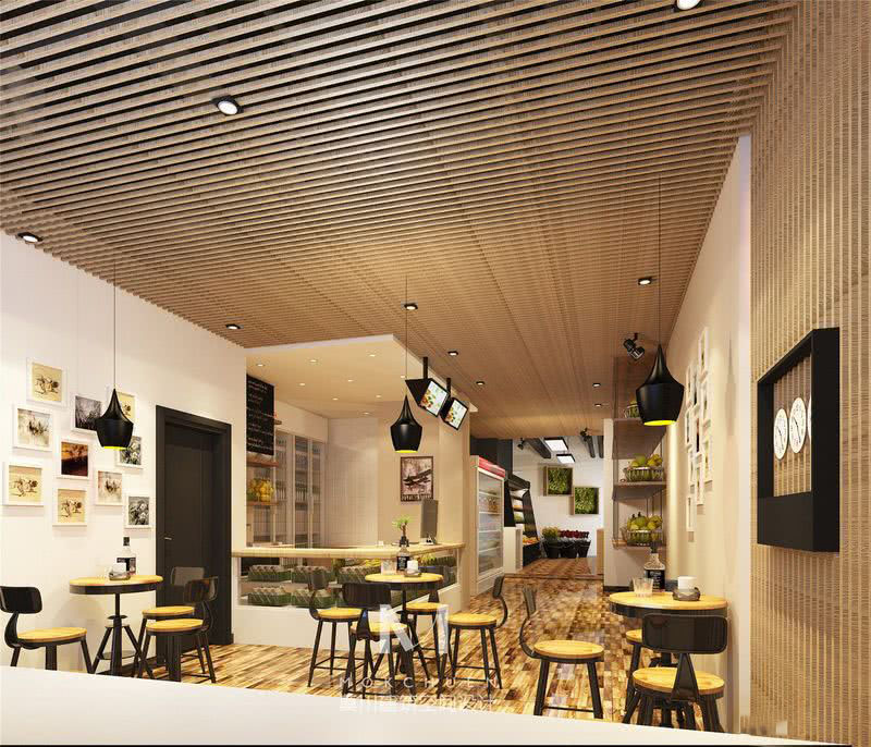 深圳羅湖水果店休息區(qū)裝修案例