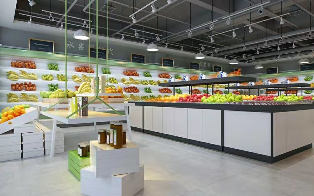 深圳鹽田水果店大廳裝修案例 深圳鹽田水果店大廳裝修案例