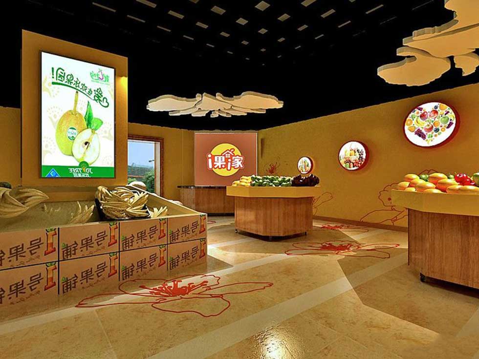 深圳南山水果店鋪頂面裝修設計 深圳南山水果店鋪頂面裝修設計