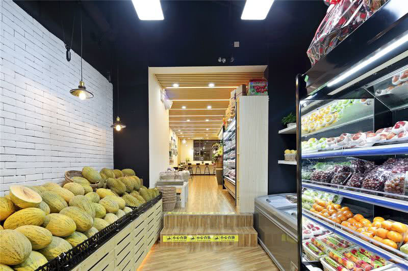 深圳龍華水果店鋪大廳裝修設計 深圳龍華水果店鋪大廳裝修設計