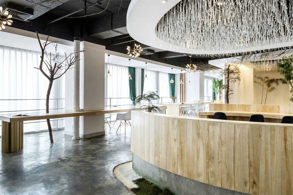 深圳寶安800平方北歐風(fēng)格辦公室裝修開放式辦公區(qū) 深圳寶安800平方北歐風(fēng)格辦公室裝修開放式辦公區(qū)