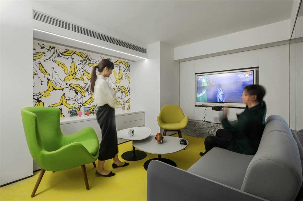 深圳市福田田園辦公室裝修設計多媒體洽談室 深圳市福田田園辦公室裝修設計多媒體洽談室