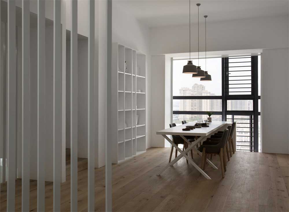 深圳市南山1000平新中式設(shè)計機構(gòu)裝修會議室