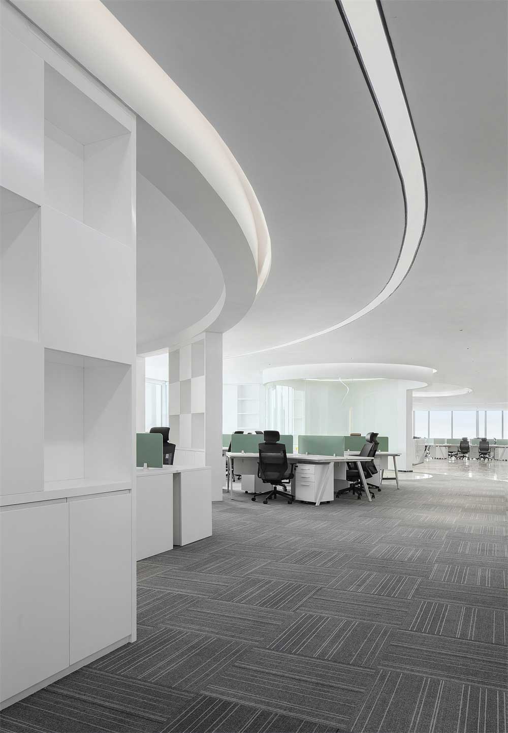 深圳市南山區科技園現代簡約辦公室辦公區