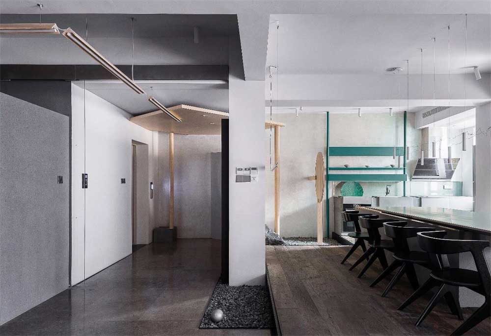 深圳市羅湖1600平原木風辦公室裝修設計吧臺區 深圳市羅湖1600平原木風辦公室裝修設計吧臺區