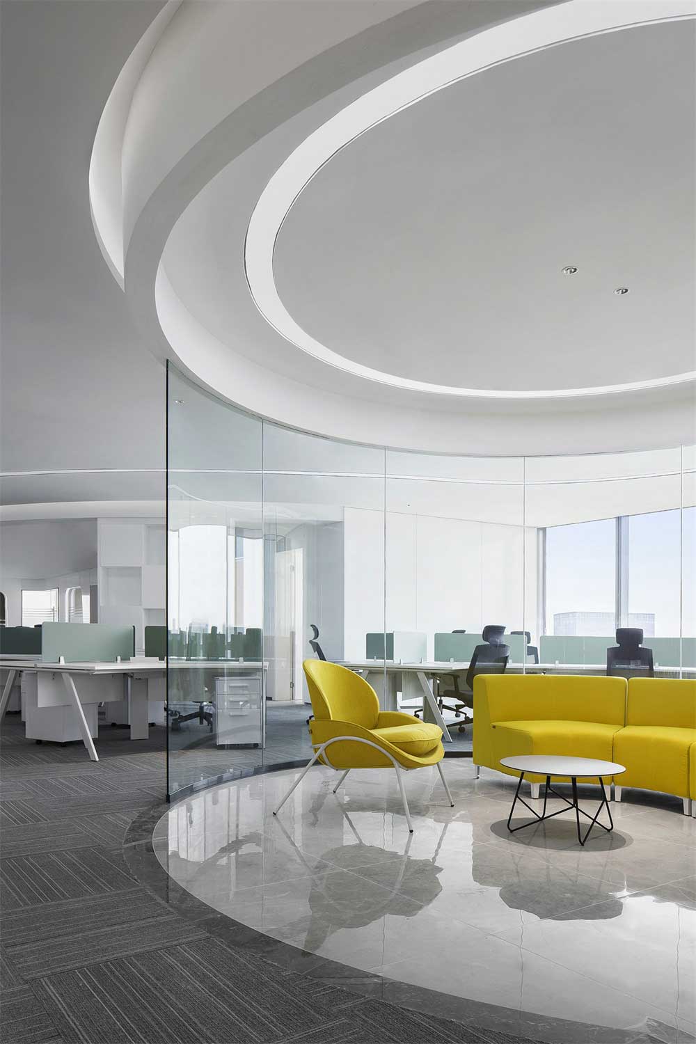 深圳市南山區科技園現代簡約辦公室休閑區