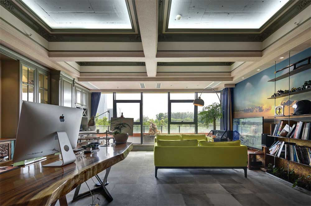 深圳南山香江金融中心工業(yè)風(fēng)辦公室裝修設(shè)計案例董事長公室地面鋪設(shè) 深圳南山香江金融中心工業(yè)風(fēng)辦公室裝修設(shè)計案例董事長公室地面鋪設(shè)