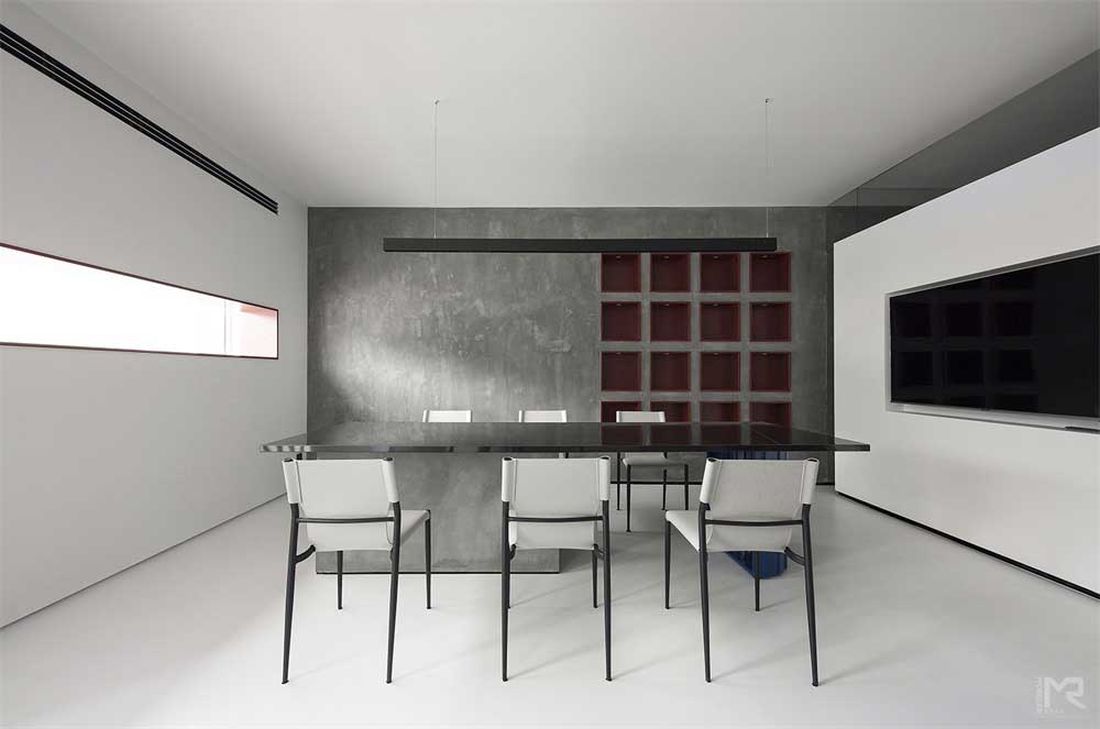 深圳福田區簡約黑白藝術辦公室設計裝修-會議區 深圳福田區簡約黑白藝術辦公室設計裝修-會議區