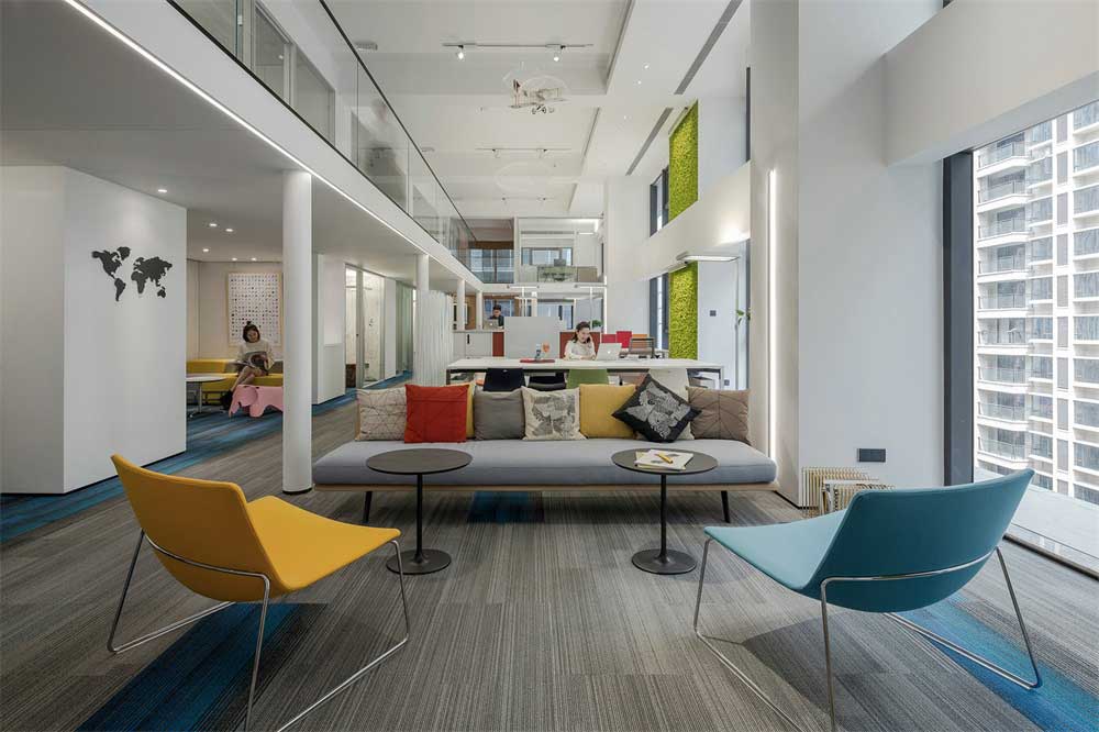 深圳市福田田園辦公室裝修設計接待區 深圳市福田田園辦公室裝修設計接待區