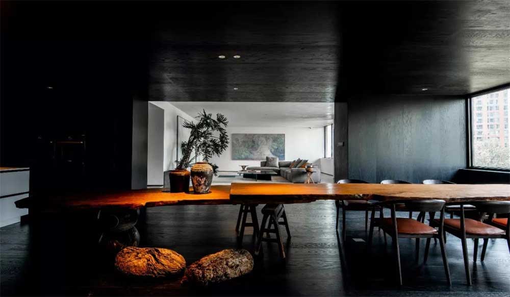 深圳市龍華1200平新中式風辦公室裝修辦公區(qū)