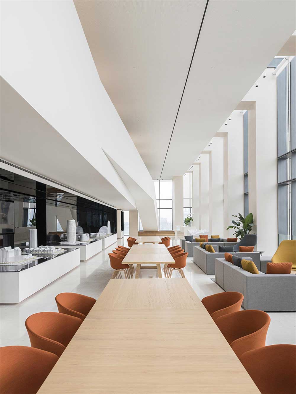 深圳南山1000平方簡約風格復式辦公室裝修一層天花 深圳南山1000平方簡約風格復式辦公室裝修一層天花