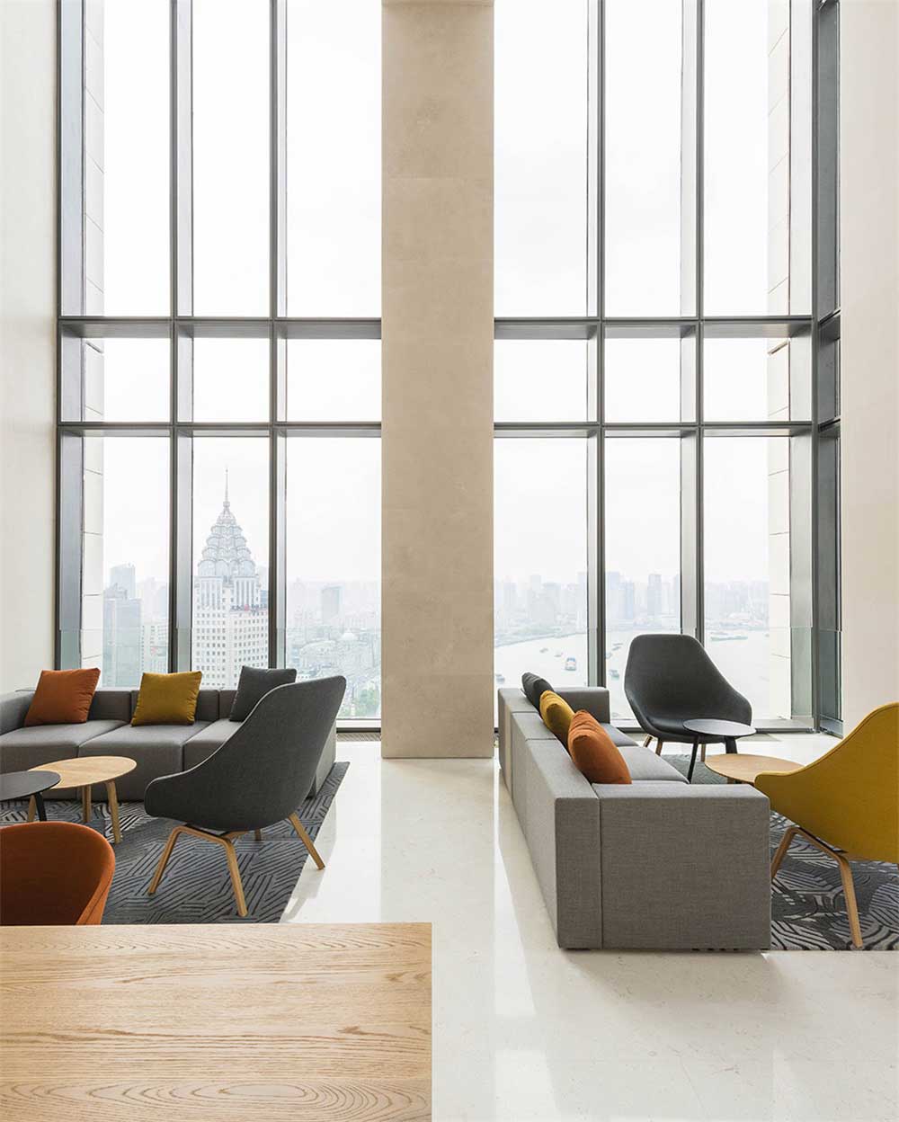 深圳南山1000平方簡約風格復式辦公室裝修一層洽談區 深圳南山1000平方簡約風格復式辦公室裝修一層洽談區