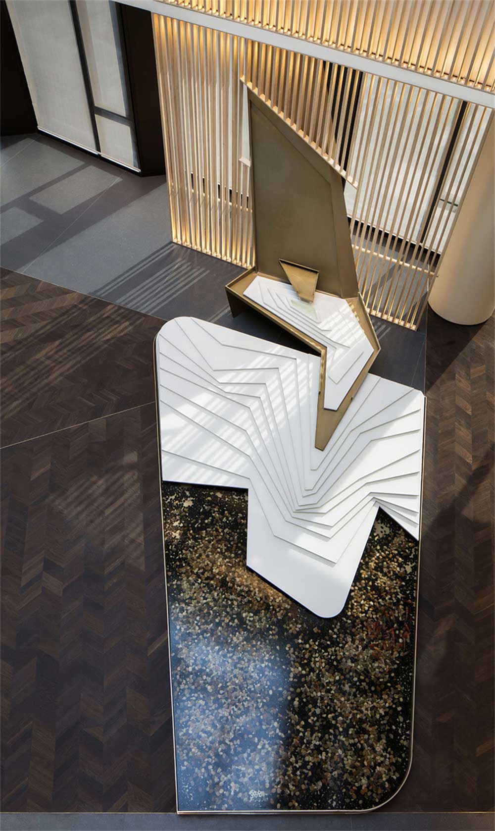 深圳市龍崗邁科集團現代風格辦公室裝修樓梯景觀 深圳市龍崗邁科集團現代風格辦公室裝修樓梯景觀