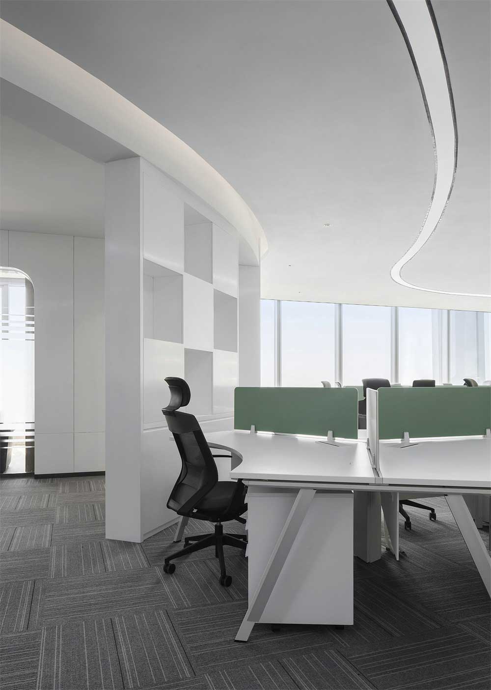 深圳市南山區科技園現代簡約辦公室辦公區