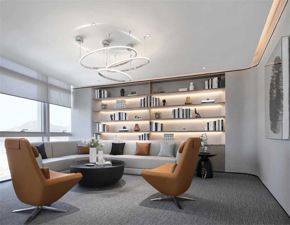 深圳寶安區現代風格高級辦公室設計裝修-休息區 深圳寶安區現代風格高級辦公室設計裝修-休息區