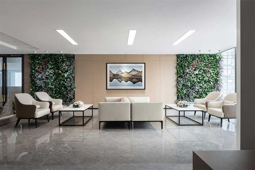 深圳市寶安1000平國中創投辦公室裝修接待區 深圳市寶安1000平國中創投辦公室裝修接待區