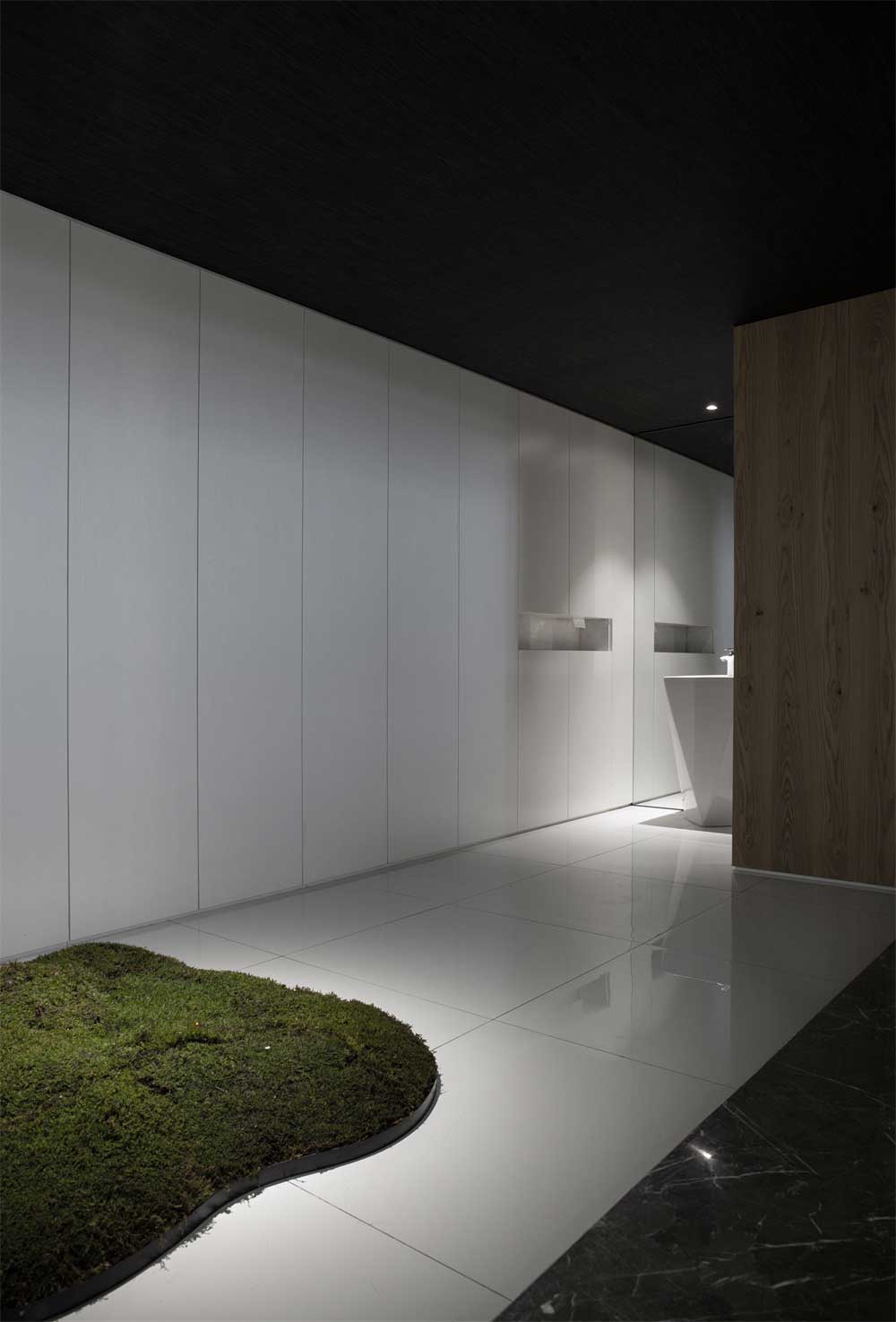 深圳市南山1000平新中式設(shè)計機構(gòu)裝修入戶