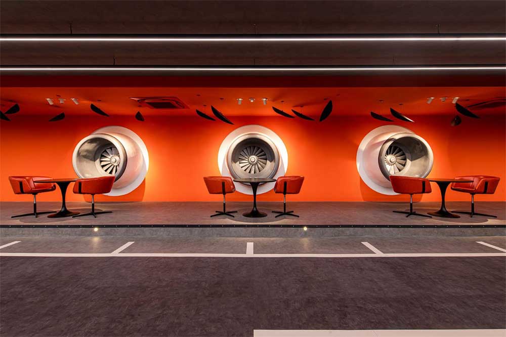 深圳南山區工業風格機場主題辦公室設計裝修-洽談區 深圳南山區工業風格機場主題辦公室設計裝修-洽談區