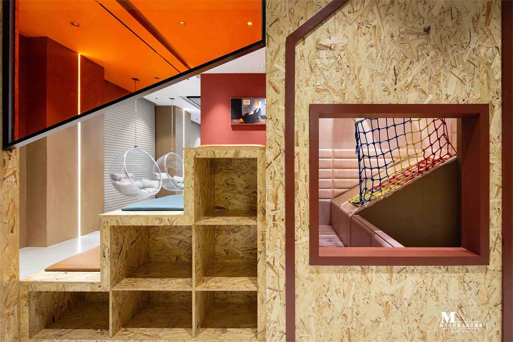 深圳市羅湖區(qū)元素組合辦公室設(shè)計(jì)裝修休息區(qū)