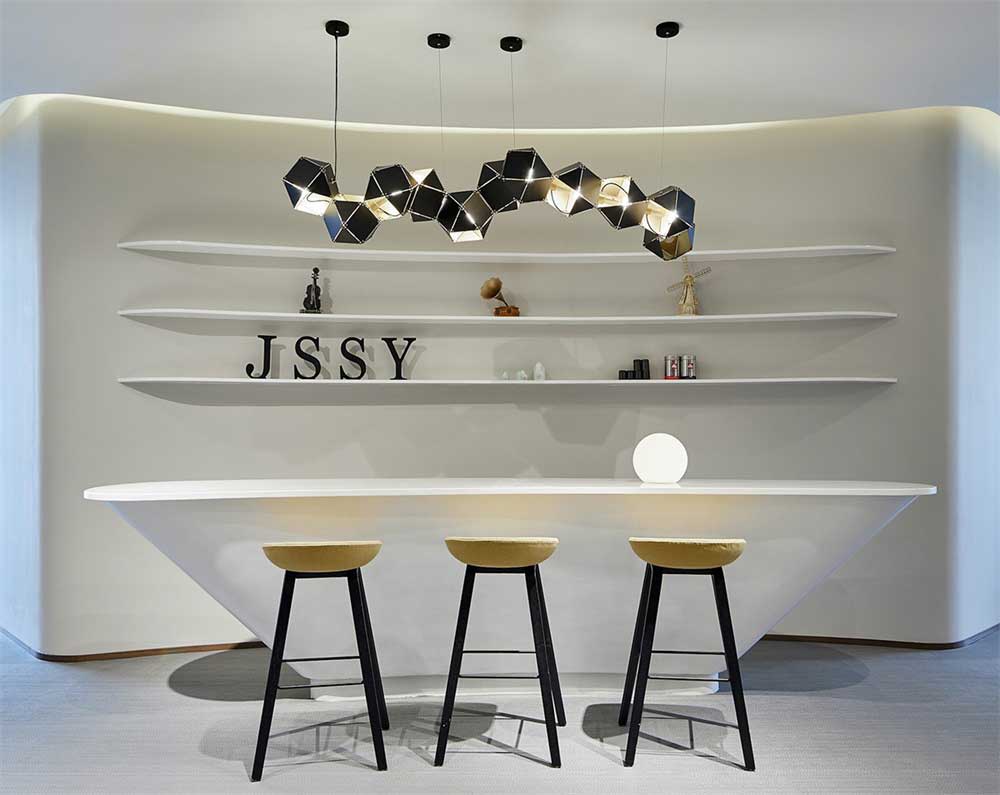 深圳南山現代輕奢風辦公室設計裝修 吧臺